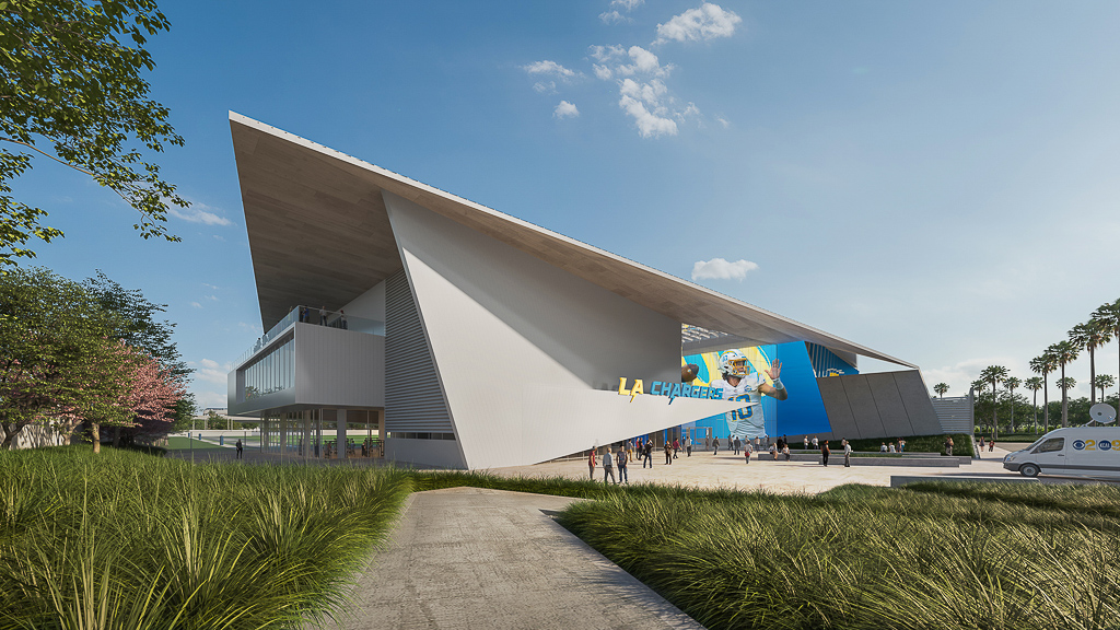 Los Angeles Chargers Headquarters and Training Facility rendering